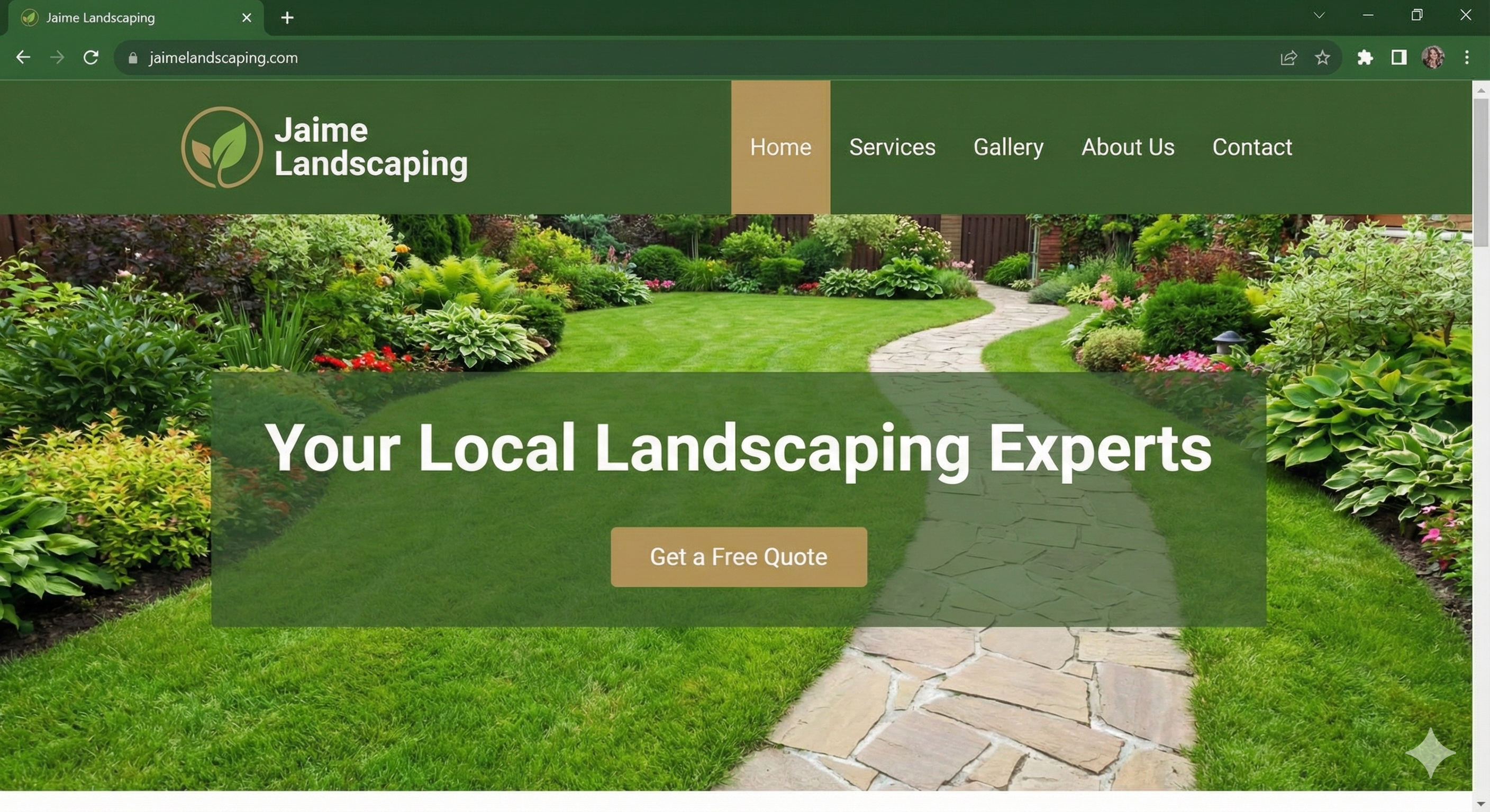 Jaime Landscaping Website