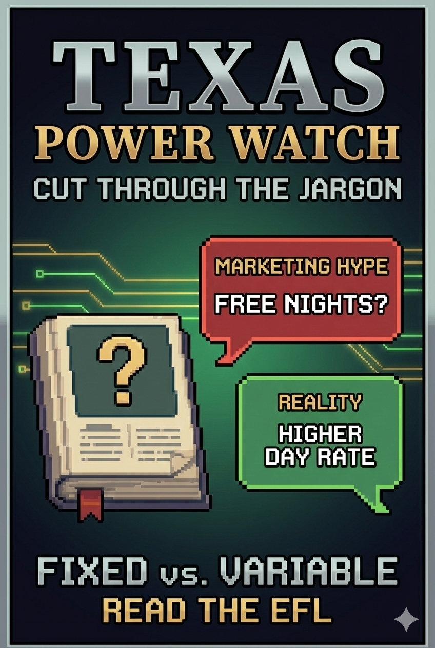 Texas Power Watch - Fixed vs Variable rates